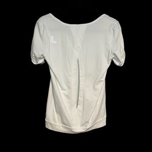 Lole Open  Back white T Shirt
